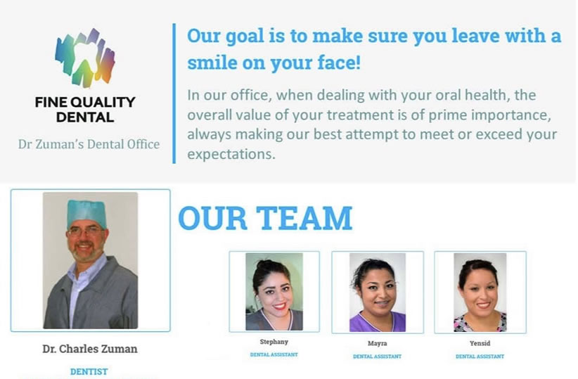 Fine Quality Dental — Dr. Charles Zuman