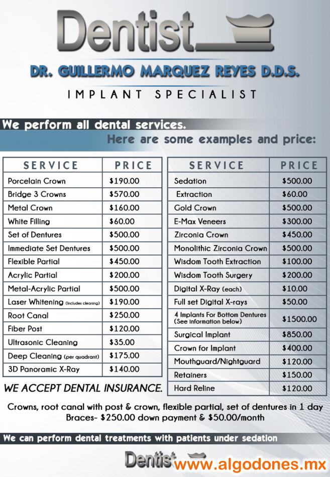 Los Algodones Mexico, dental capital of the world. Molar City