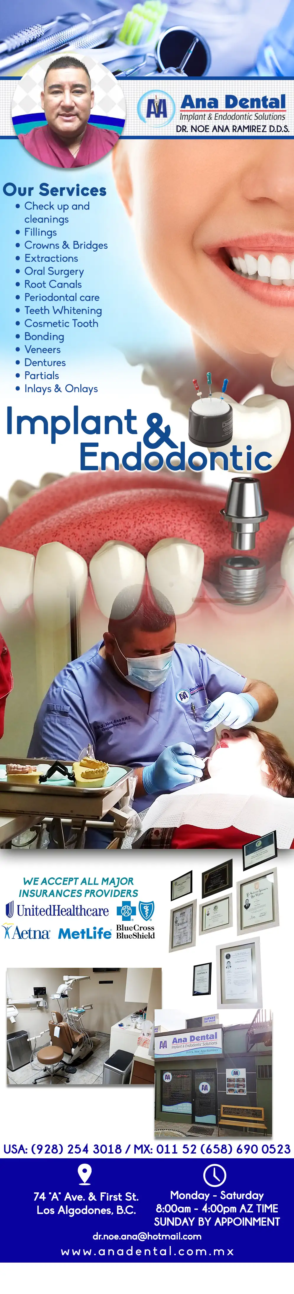 Ana Dental D.D.S. Noe Ana Ramirez - Dentists in Los Algodones