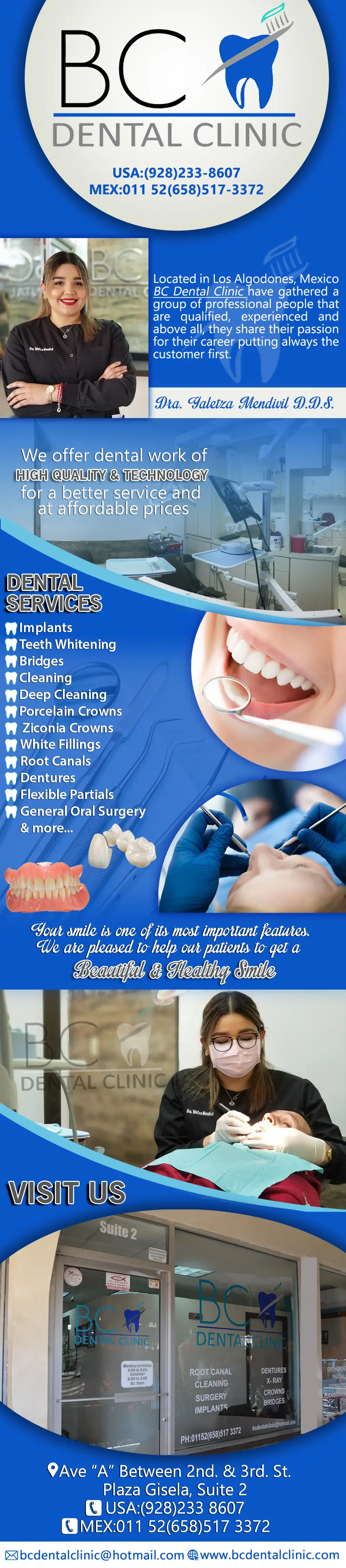 BC Dental Clinic  Yaletza Mendivil DDS
