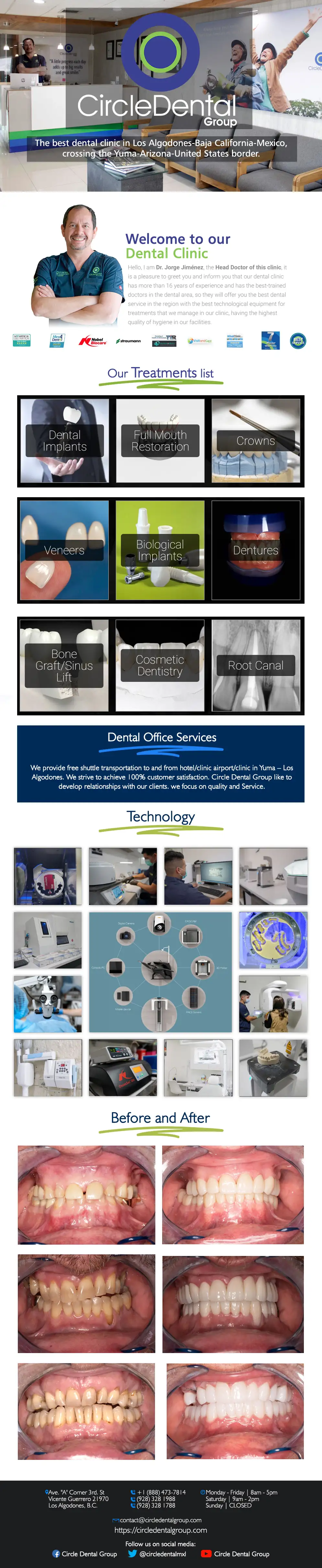 Circle Dental Group  Dr. Jorge Jimenez DDS - Dentists in Los Algodones