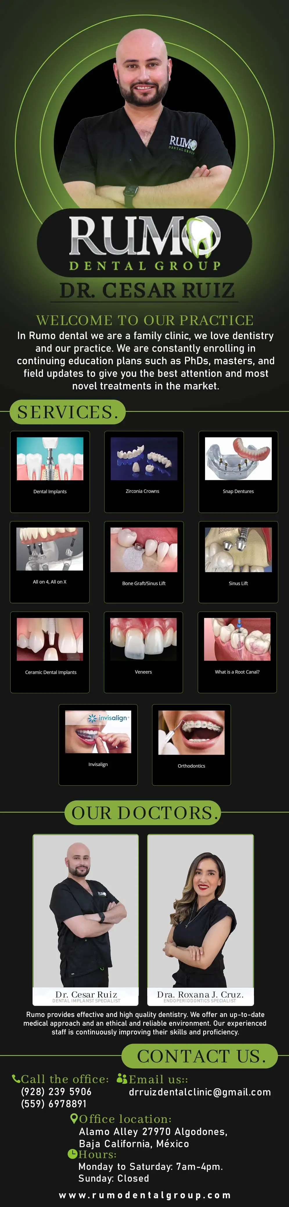 CR RUMO DENTAL GROUP DDS Cesar A. Ruiz Alvarez   - Dentists in Los Algodones