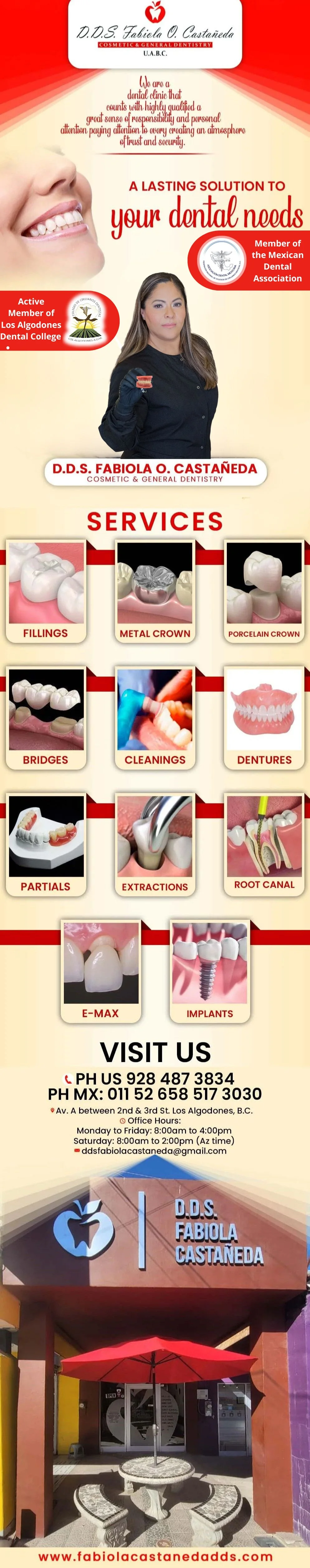 DDS. Fabiola O. Castaneda Cosmetic & General Dentistry
