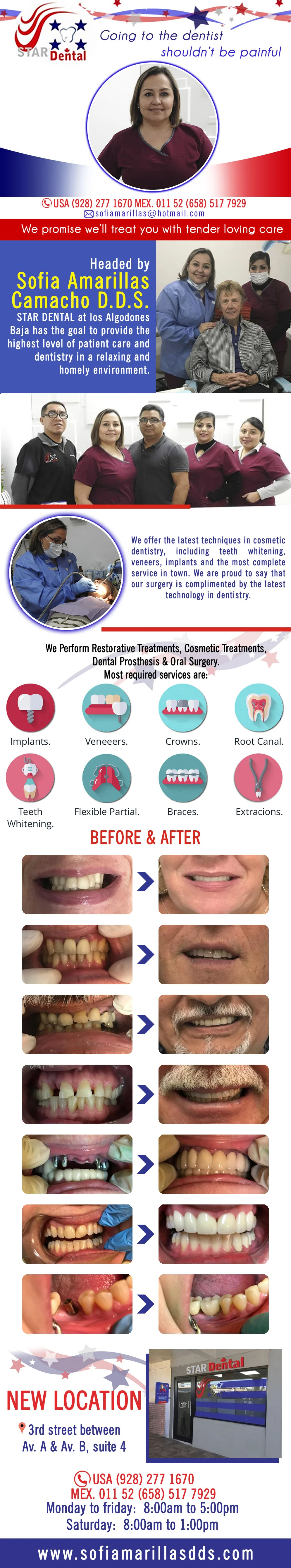 D.D.S. Sofia Amarillas Camacho - Dentists in Los Algodones