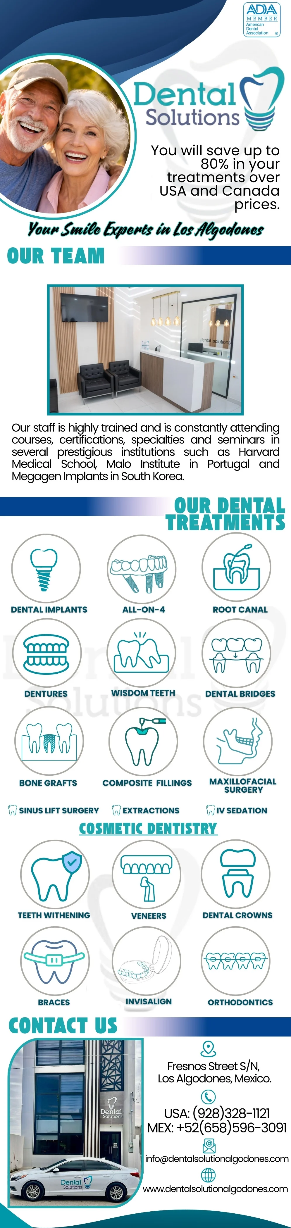 Dental Solutions Xochipilli Bojorquez DDS - Dentists in Los Algodones