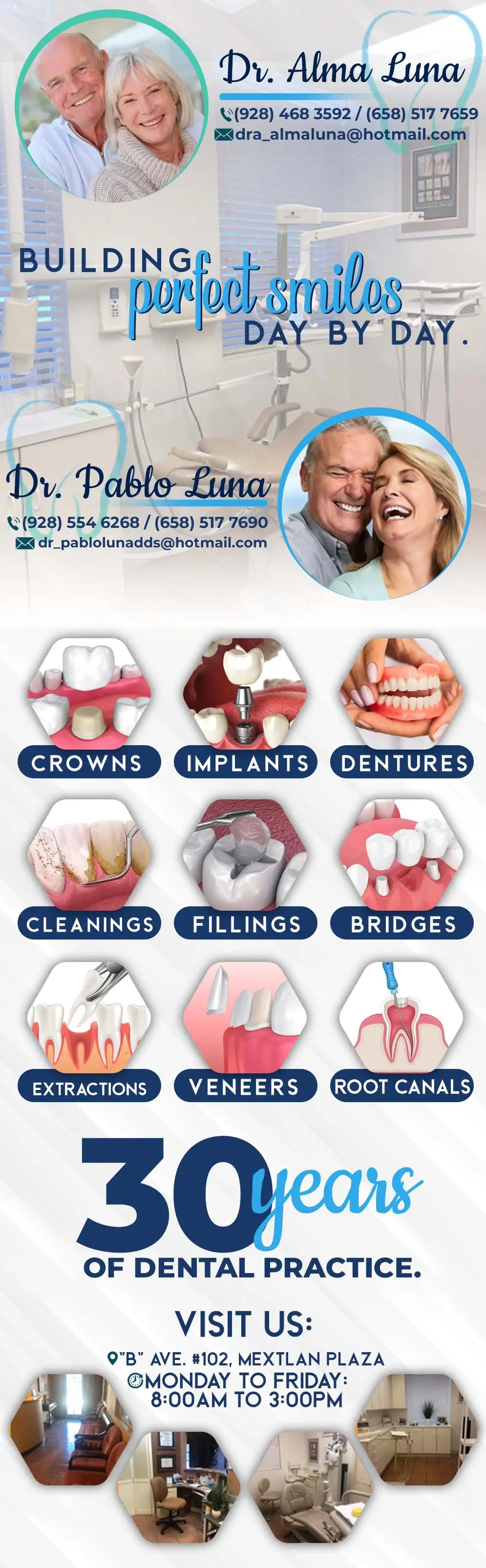 Dr. Alma Luna D.D.S. / Dr. Pablo Luna D.D.S. - Dentists in Los Algodones