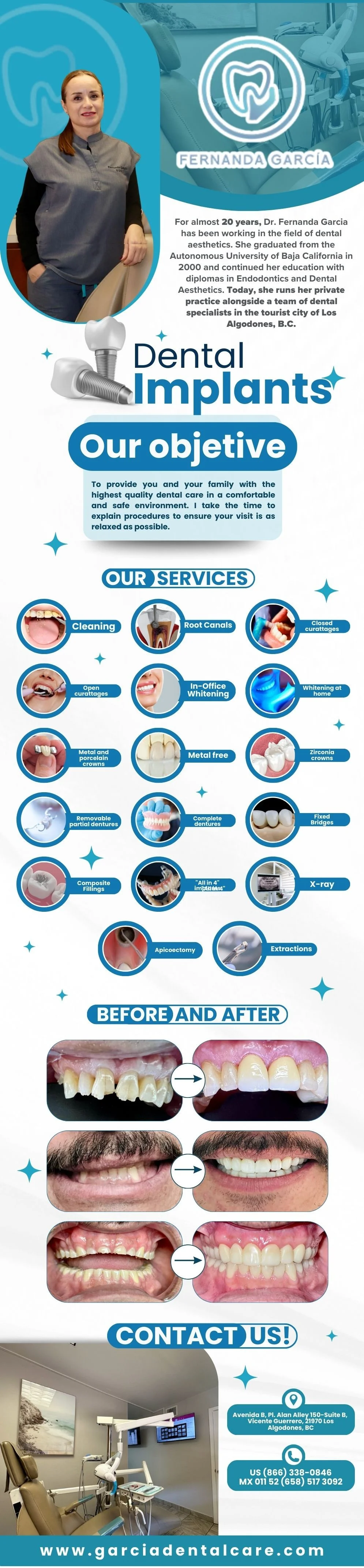 GARCIA DENTAL CARE Fernanda Garcia Blas DDS - Dentists in Los Algodones