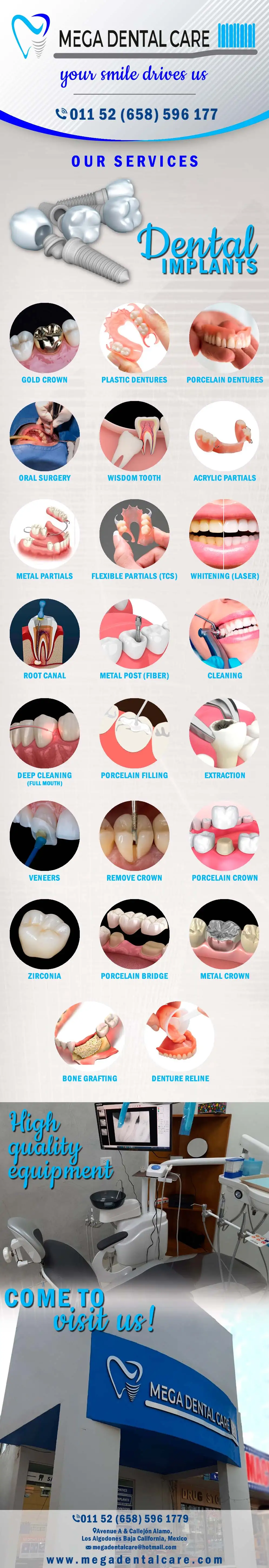 MEGA DENTAL CARE DR JESUS LOPEZ DDS - Dentists in Los Algodones