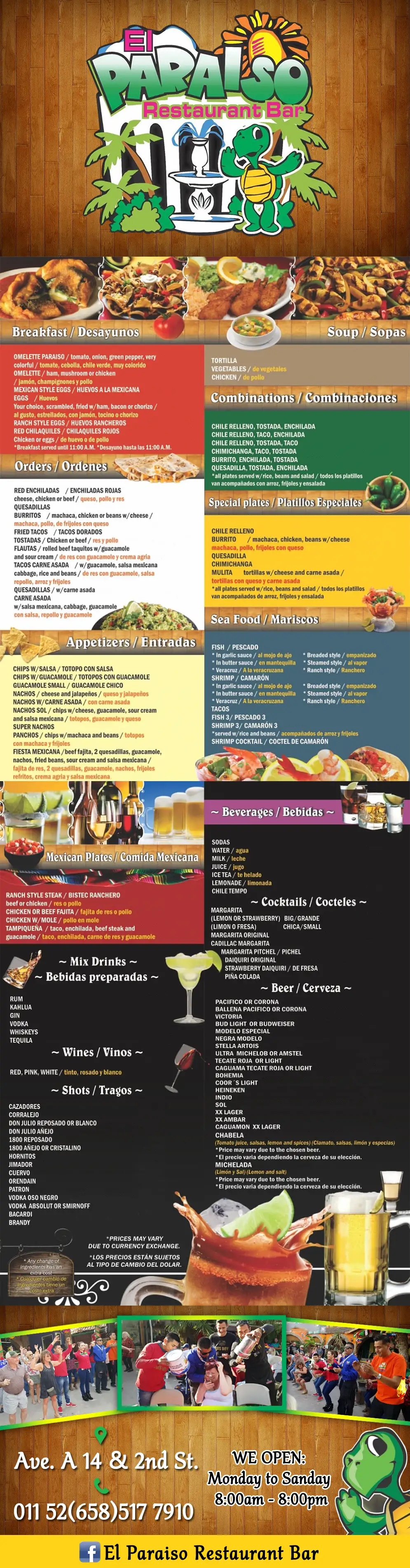 Restaurant Bar El Paraiso - Dentists in Los Algodones