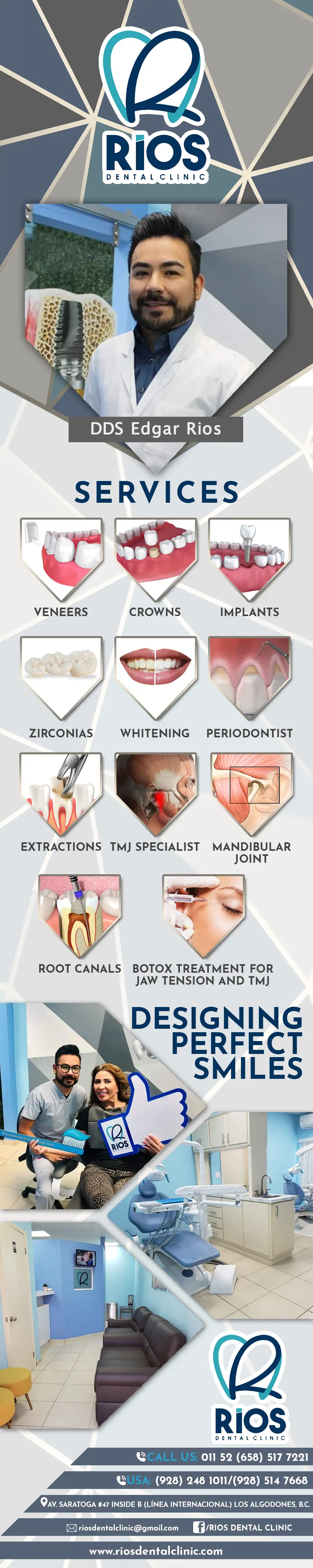 RIOS DENTAL CLINIC Dr. Edgar Rios DDS - Dentists in Los Algodones